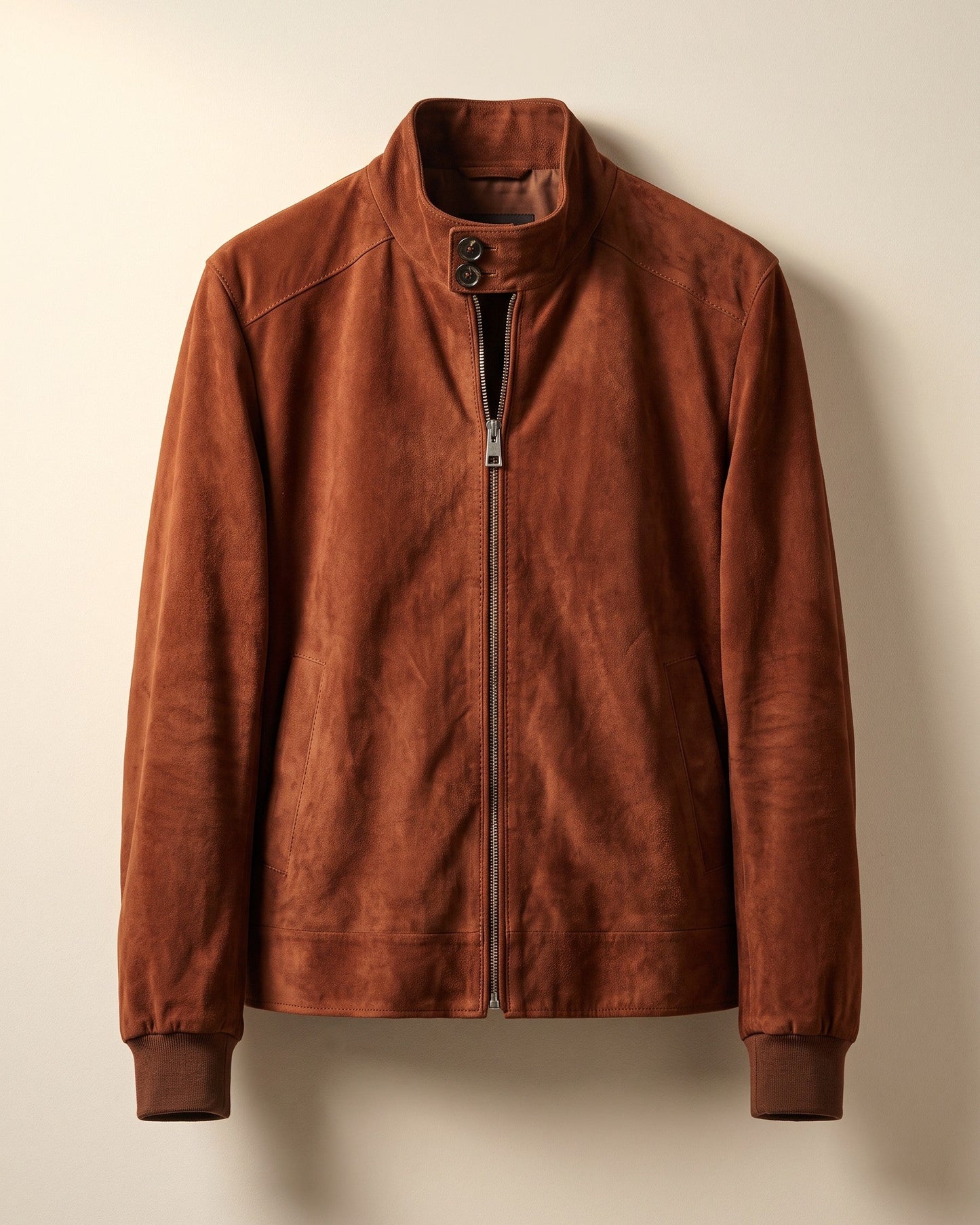 Carlo Suede Bomber Jacket