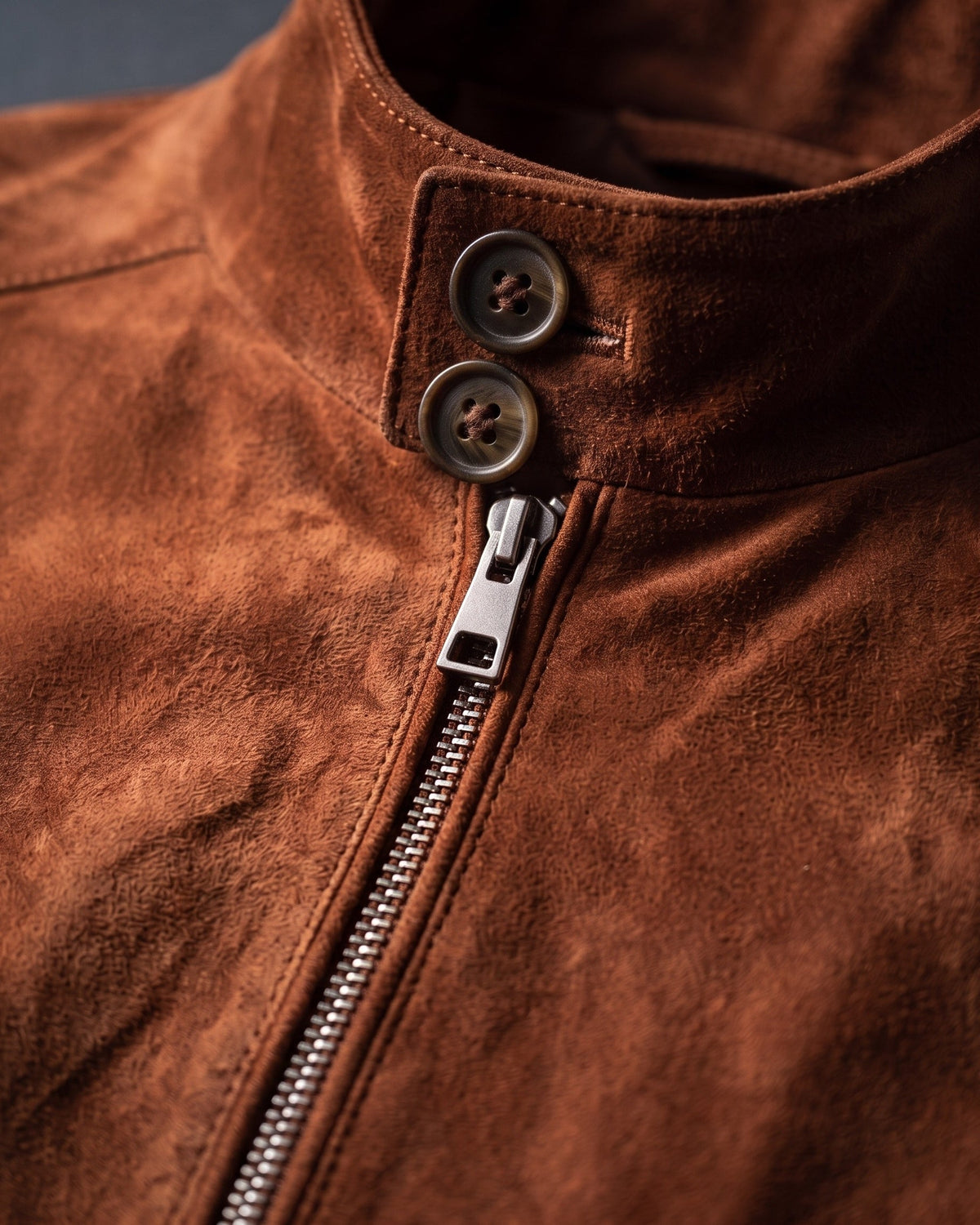 Carlo Suede Bomber Jacket