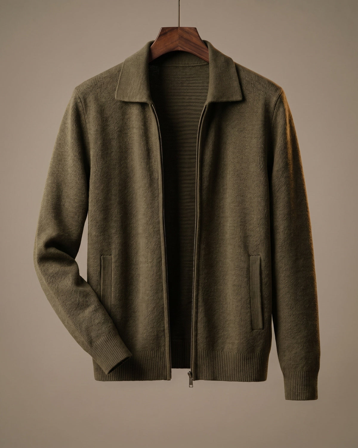 Rodolfo Cashmere Zip-Through Jacket